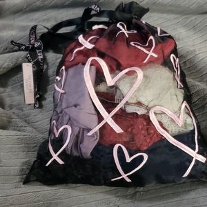 Victoria's Secret Sheer Lingerie Bag Black NWT